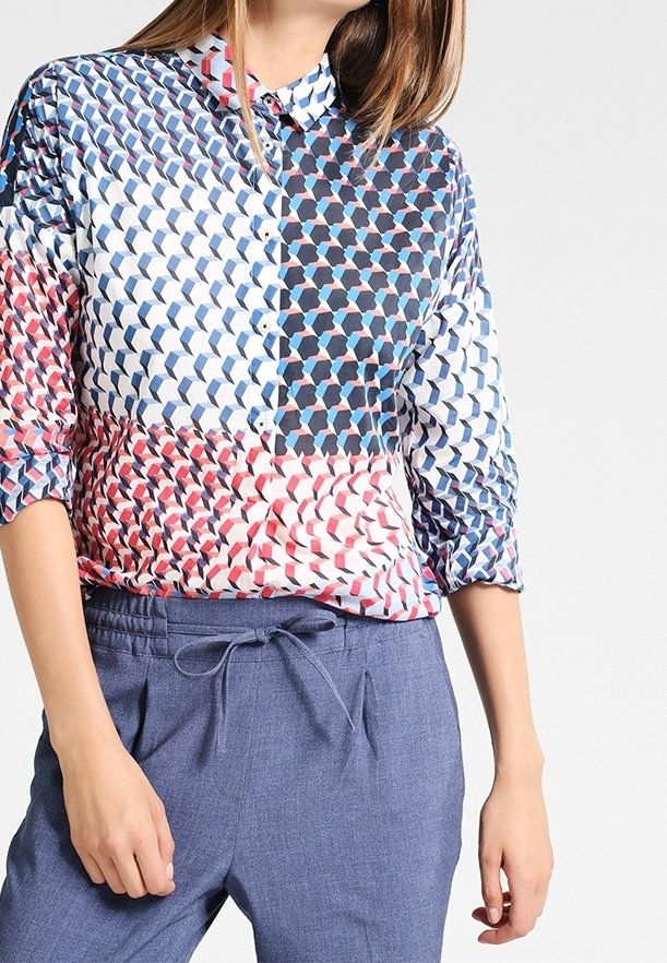 Emily van den Bergh Blus - blue