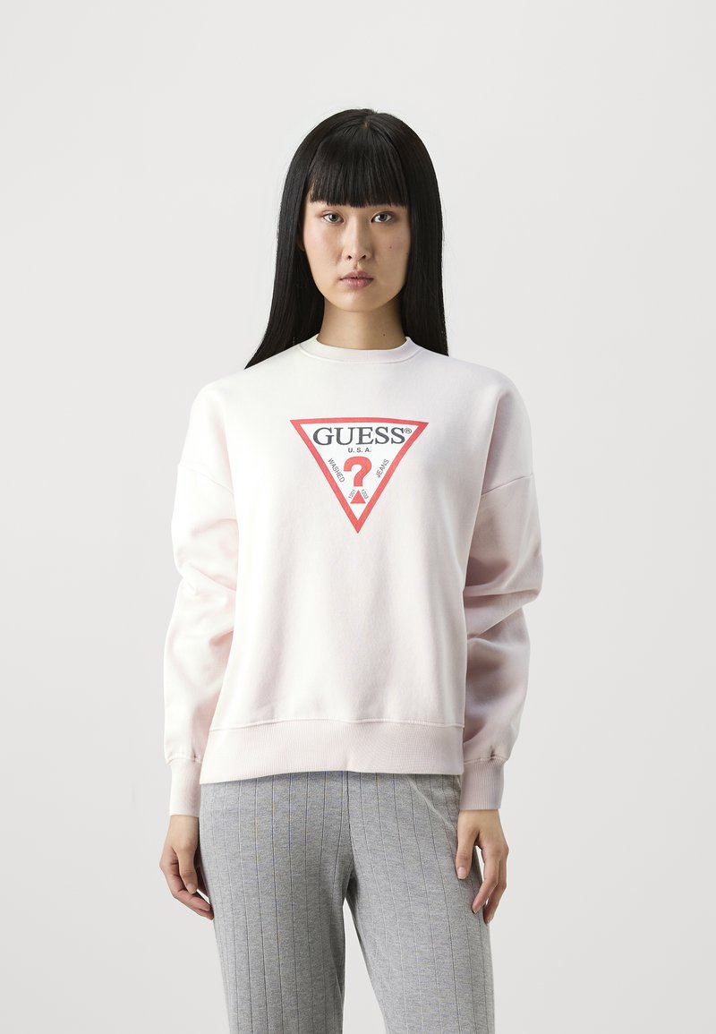 Guess Jeans ICONIC TRIANGLE - Melegítőfelső - blush