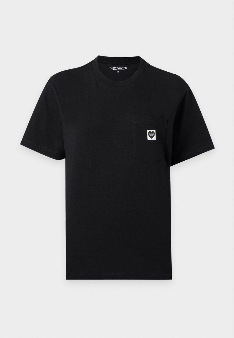 Carhartt WIP POCKET SMALL HEART - T-shirt basic - black