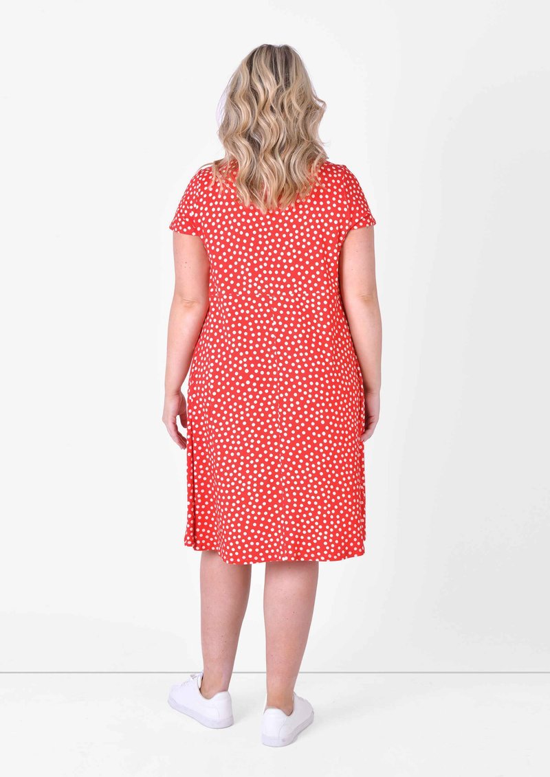 Damen Freizeitkleider | Live Unlimited London SPOT Freizeitkleid red/rot - DJ75034 Damen Freizeitkleider | Live Unlimited London SPOT Freizeitkleid red/rot - DJ75034