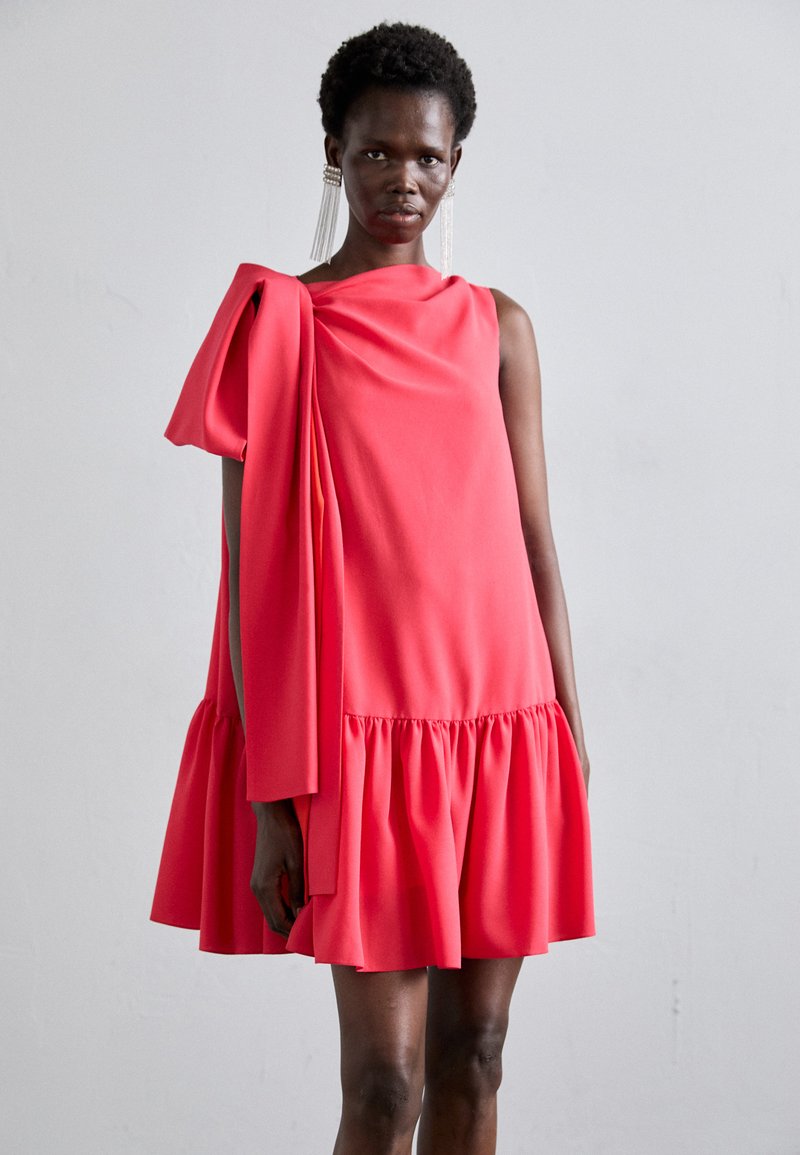 Roksanda SOLENNE DRESS - Kokteiļkleita/ballīšu kleita - light hibiscus/deep sienna