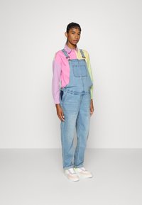 Forever Fit DUNGAREE - Jardineiras - authentic blue