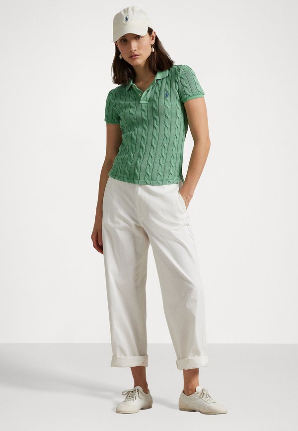 COTTON SHORT SLEEVE POLO SHIRT - Polo shirt - pistachio3