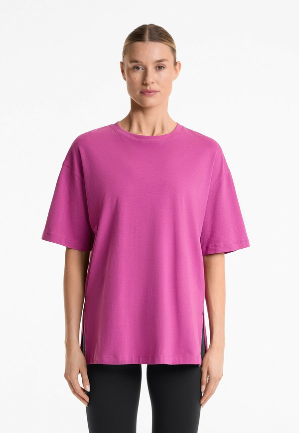 SHORT SLEEVE COTTON BLEND - T-Shirt basic