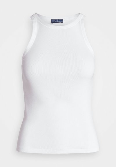 Polo Ralph Lauren RIB KNIT COTTON TANK - Top - white