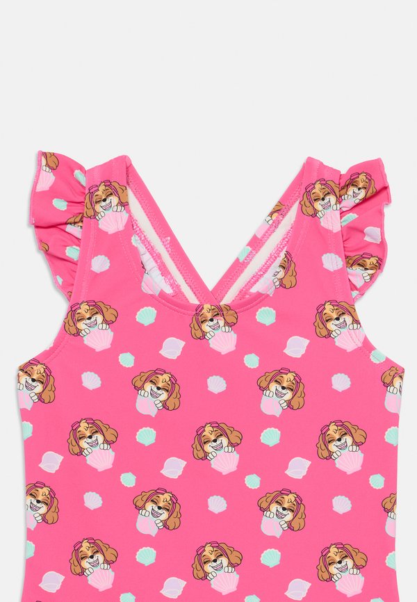 NMFMARIA PAWPATROL - Swimsuit - carmine rose2