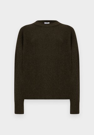 CREW NECK SWEATER - Camisola - dark khaki