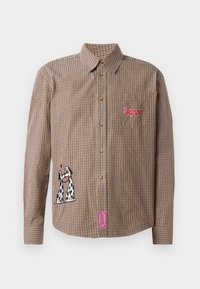 THE PUPPY LOVERS UNISEX - Bluza s gumbima - brown check
