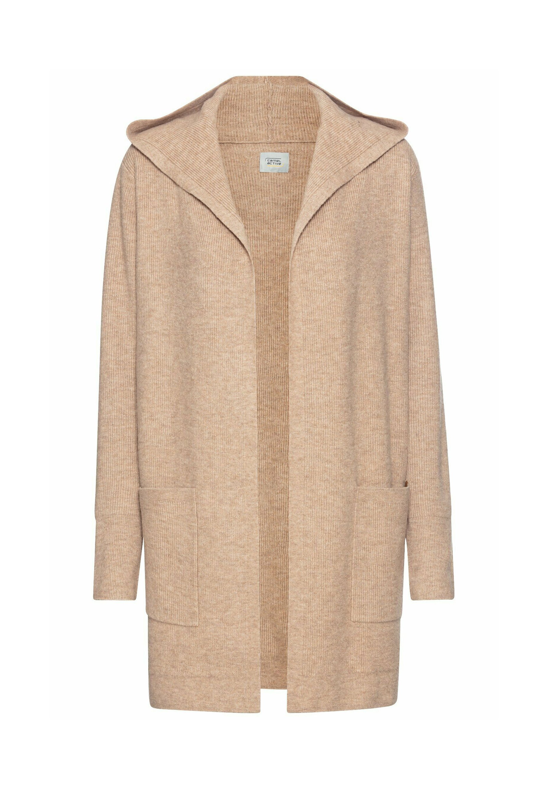 Camel Active Damen Strickjacke – Lässiger Oversized-Schnitt, Aus Weichem Materialmix