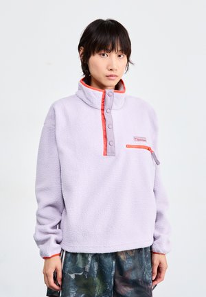 HELVETIA™ II CROPPED HALF SNAP  - Fleece jumper - lavender/shale purple/zing
