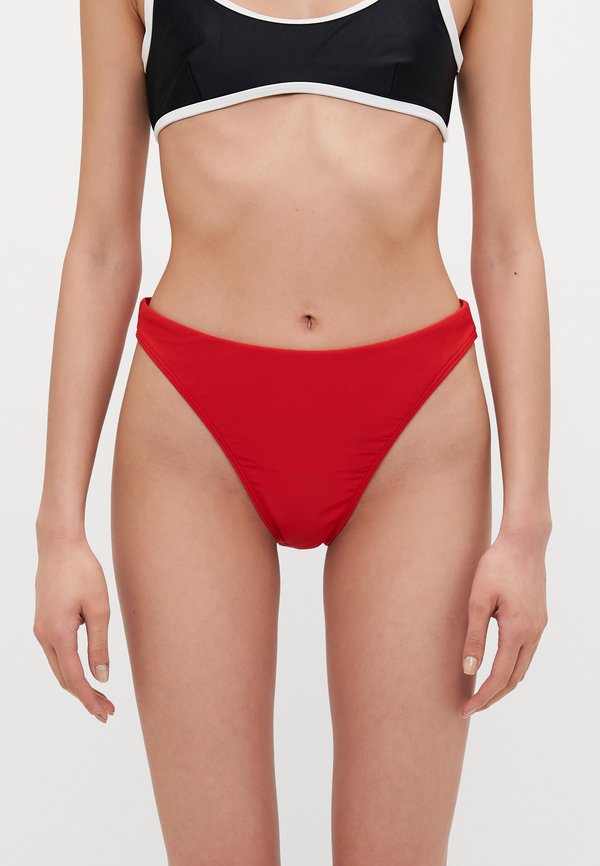 Mid Rise High-Leg Moderate Bottom - Bikini bottoms - salsa