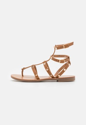 Sandales - cognac