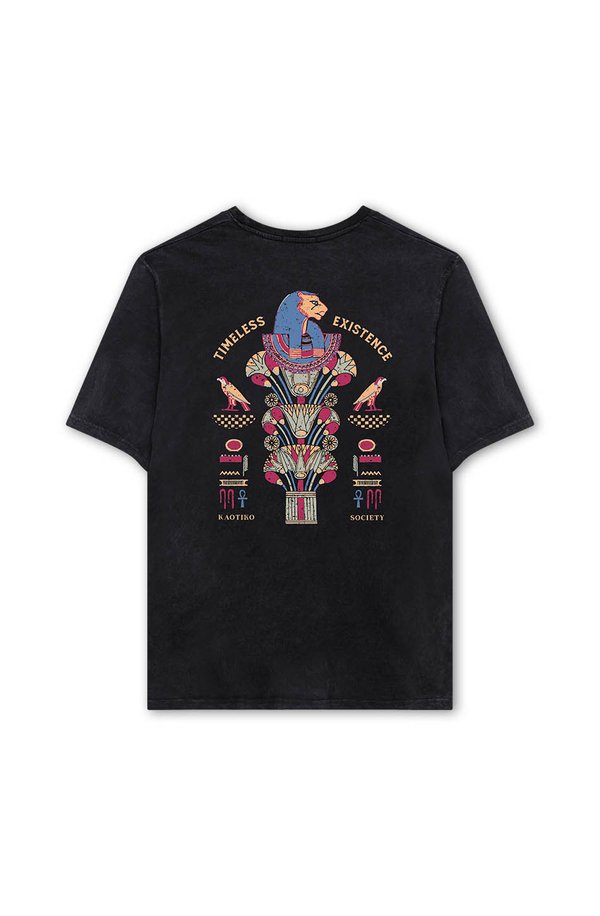 WASHED TIMELESS EXISTENCE UNISEX - Print T-shirt4