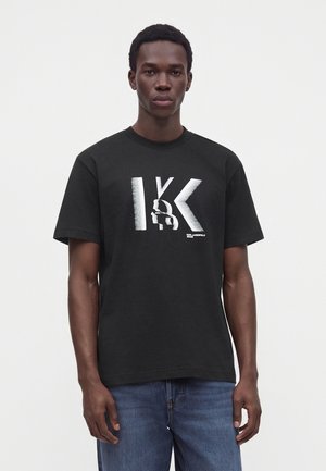 Karl Lagerfeld Jeans, LOGO TEE - Print T-shirt - black