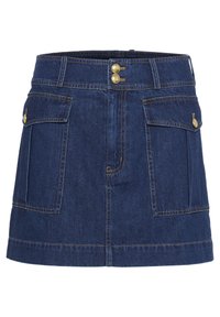 LISETTA - Miniszoknya - dark vintage denim