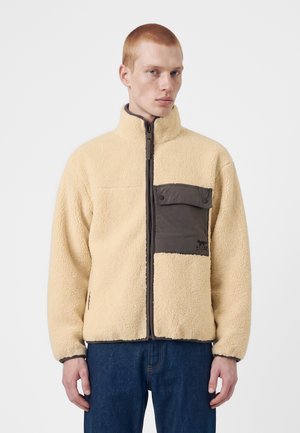 Maison Kitsuné, Поларен пуловер - noble beige