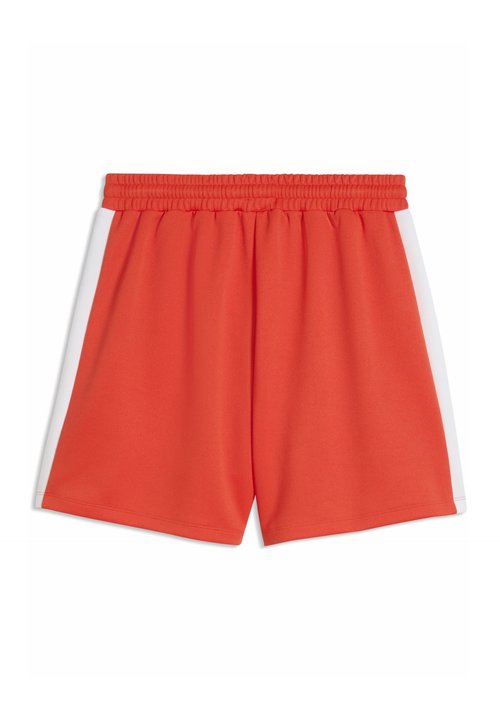 PUMA T7 RELAXED PINTUCK SHORTS 4’ - Tracksuit bottoms - red flash — photo 5