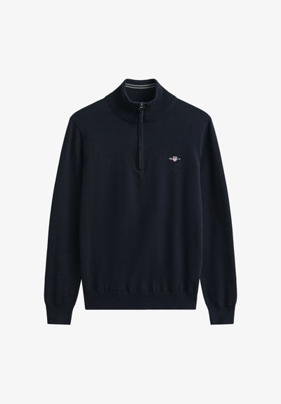 CLASSIC COTTON HALF ZIP - Pullover - evening blue
