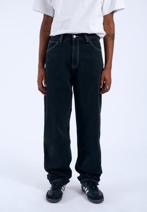COLT WORKER - Relaxed fit jeans - black used contrast