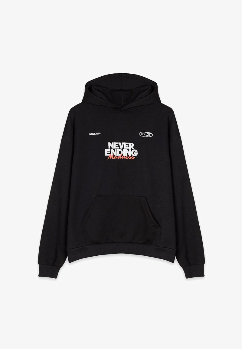 Kaotiko SUD NEVER ENDING Jersey con capucha black/negro