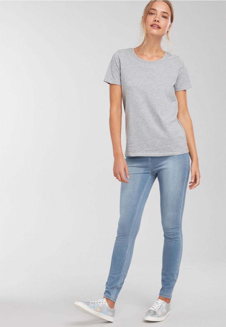 Damen T-Shirts | Next T-Shirt basic grey/grau - VZ95580 Damen T-Shirts | Next T-Shirt basic grey/grau - VZ95580