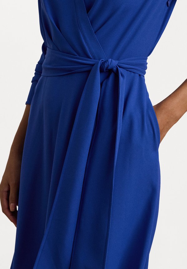 LONG SLEEVE GEORGETTE MIDI DRESS - Day dress - new sapphire3