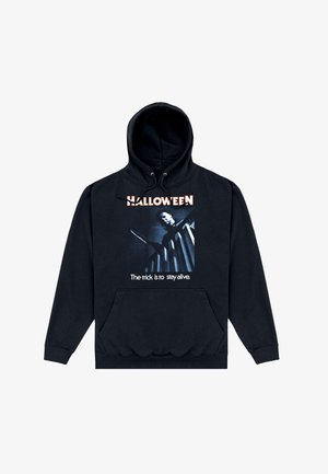 Henry Tiger, HALLOWEEN TRICK TO STAY ALIVE GRAPHIC - Felpa con cappuccio - jet black