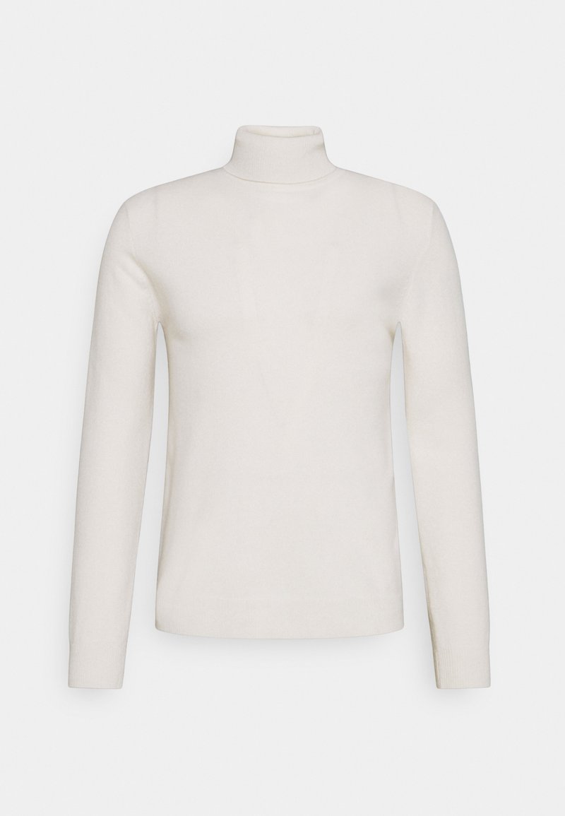 pure cashmere - MEN TURTLENECK  - Trui - vintage white, Vergroten