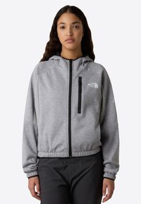 The North Face W MOUNTAIN ATHLETICS FLEECE FULL ZIP JAC - Löparjacka - tnf pale grey heather m