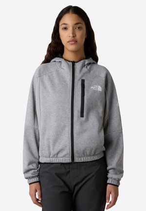 W MOUNTAIN ATHLETICS FLEECE FULL ZIP JAC - Löparjacka - tnf pale grey heather m