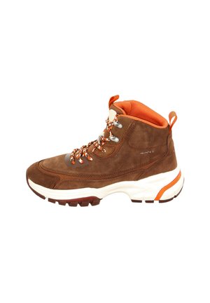 LAWANDA - Lace-up ankle boots - dark brown