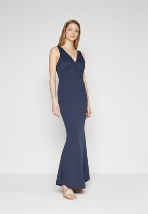 VIWALLIE BODYCON MAXI DRESS - Proginė apranga - navy blazer detail