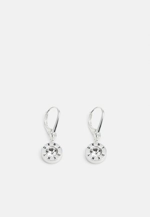 DKNY LOGO STONE DROP  - Oorbellen - silver-coloured