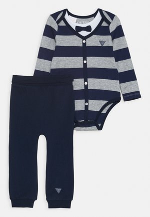PANTS SET - Pantalon classique - blue/grey