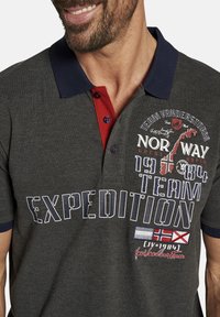 Jan Vanderstorm ERLING - Poloshirt - dunkelgrau melange