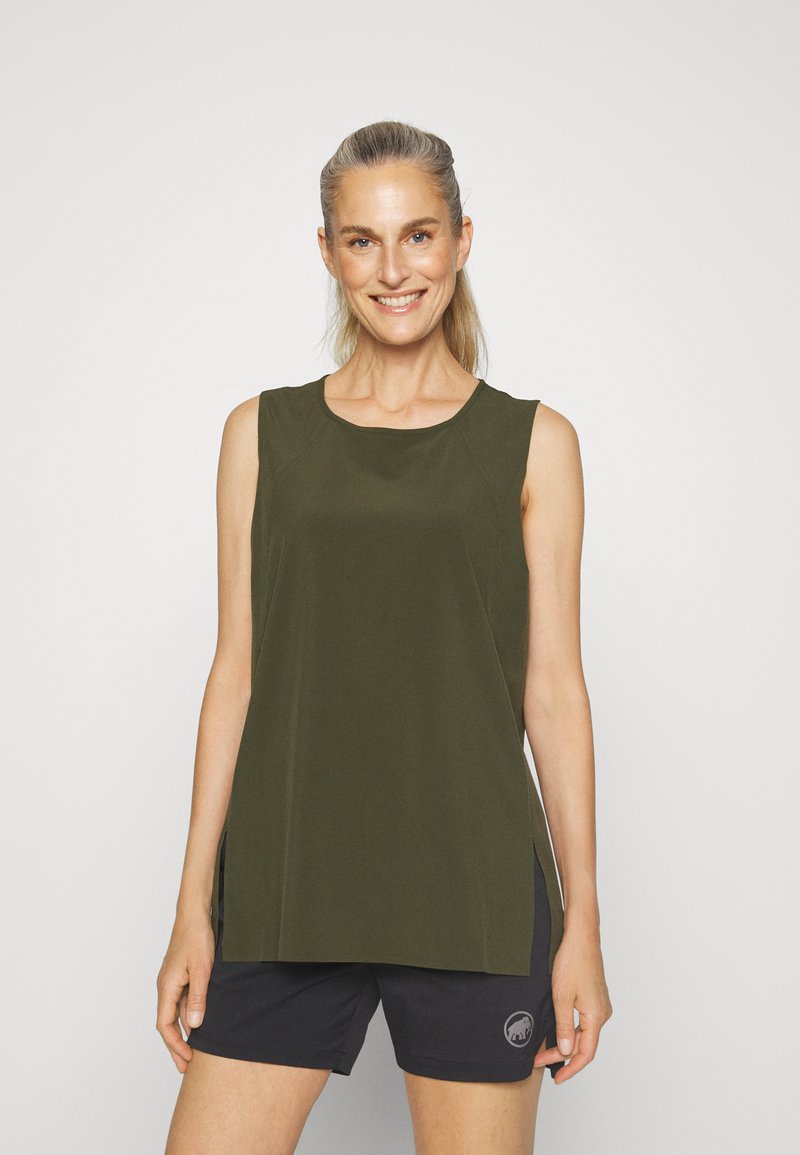Athleta ZEPHYR REFINED TANK - Top - aspen olive