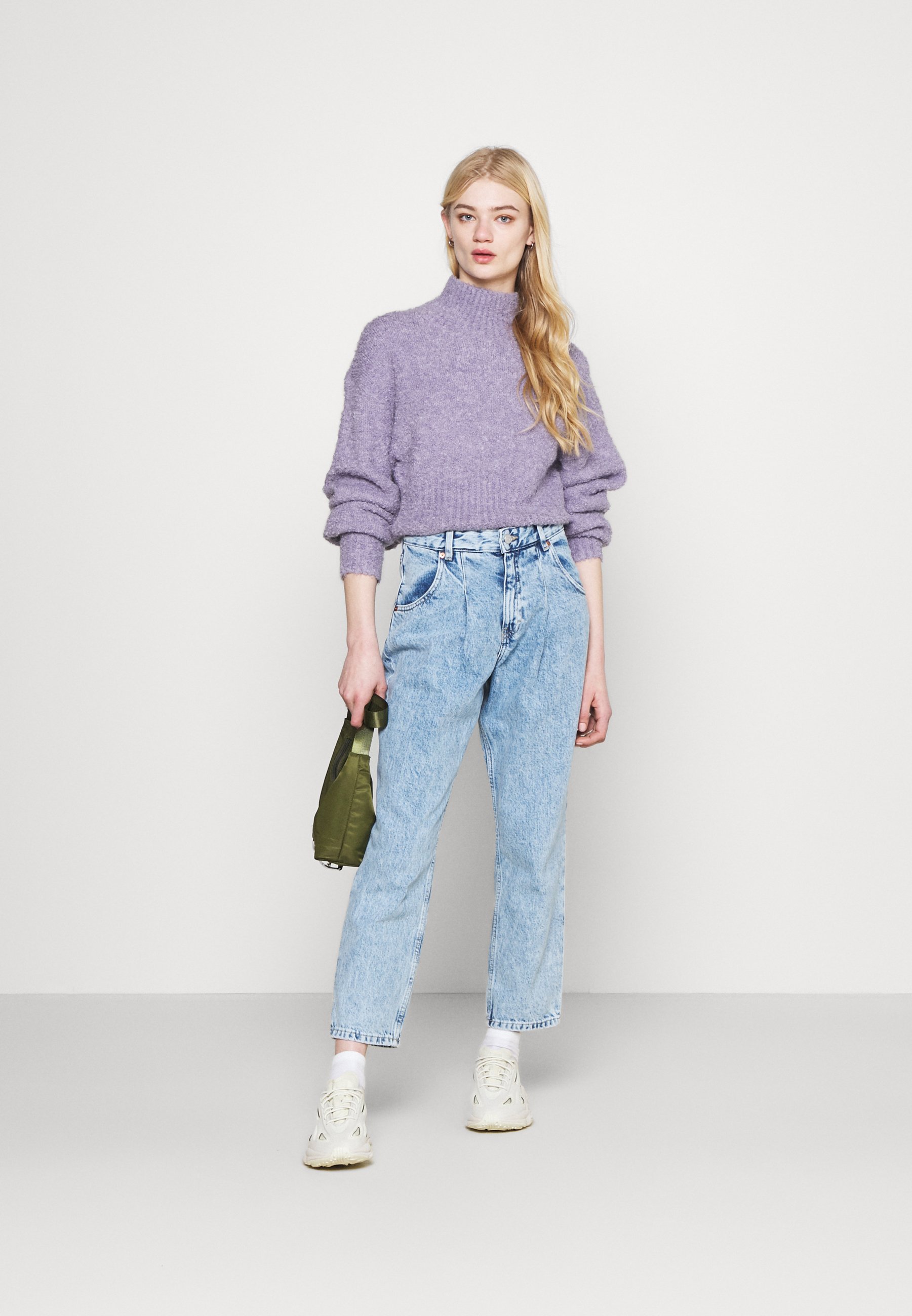 Monki Jeans baggy - blue dusty light/celeste - Zalando.it
