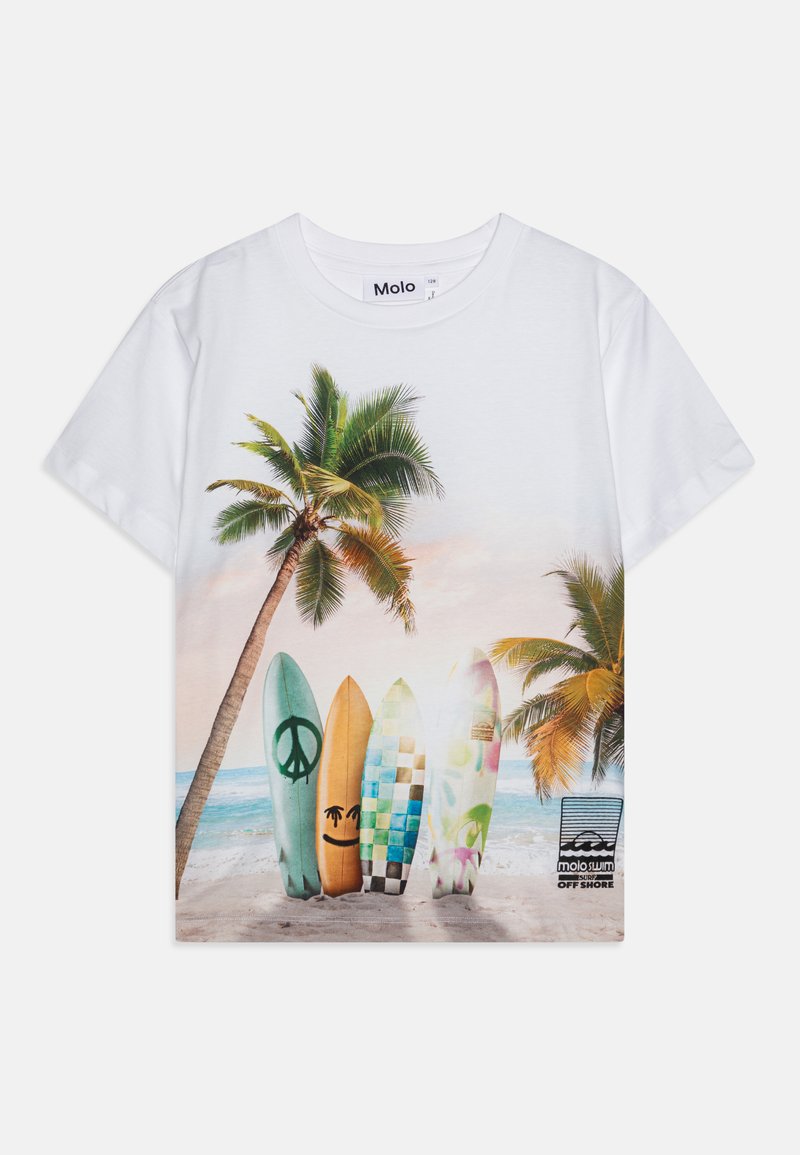 Molo RAME SHORT SLEEVES - T-shirt print - white