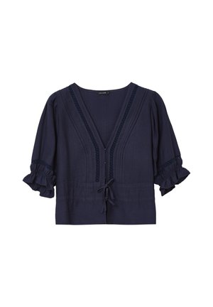 Calliope RICAMO A JOUR - Blouse - blu