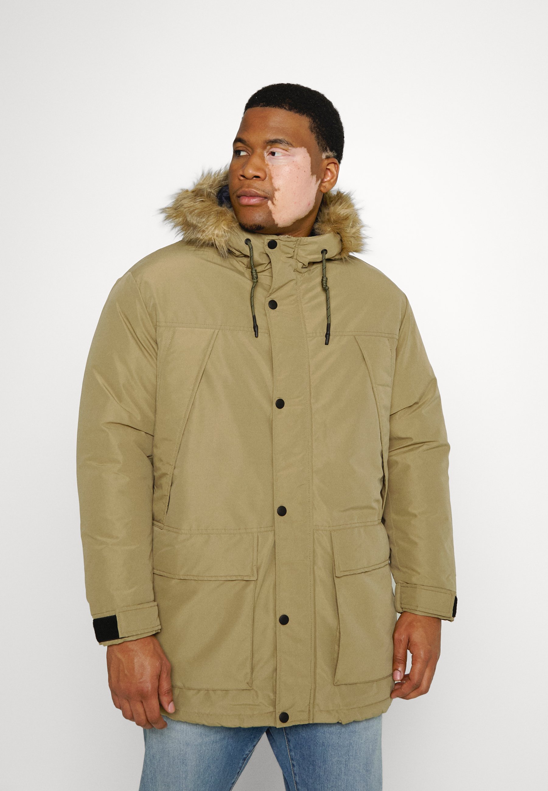 Jack & Jones JJSUPER - Parka - elmwood/kaki