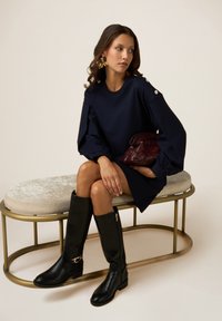 Oltre CON BOTTONI - Jurk - blu