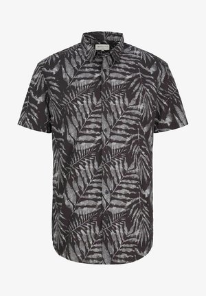 Camicia - grey big watery leaves