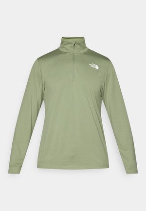 The North Face 1/4 ZIP TEE - Langarmshirt - bark mist
