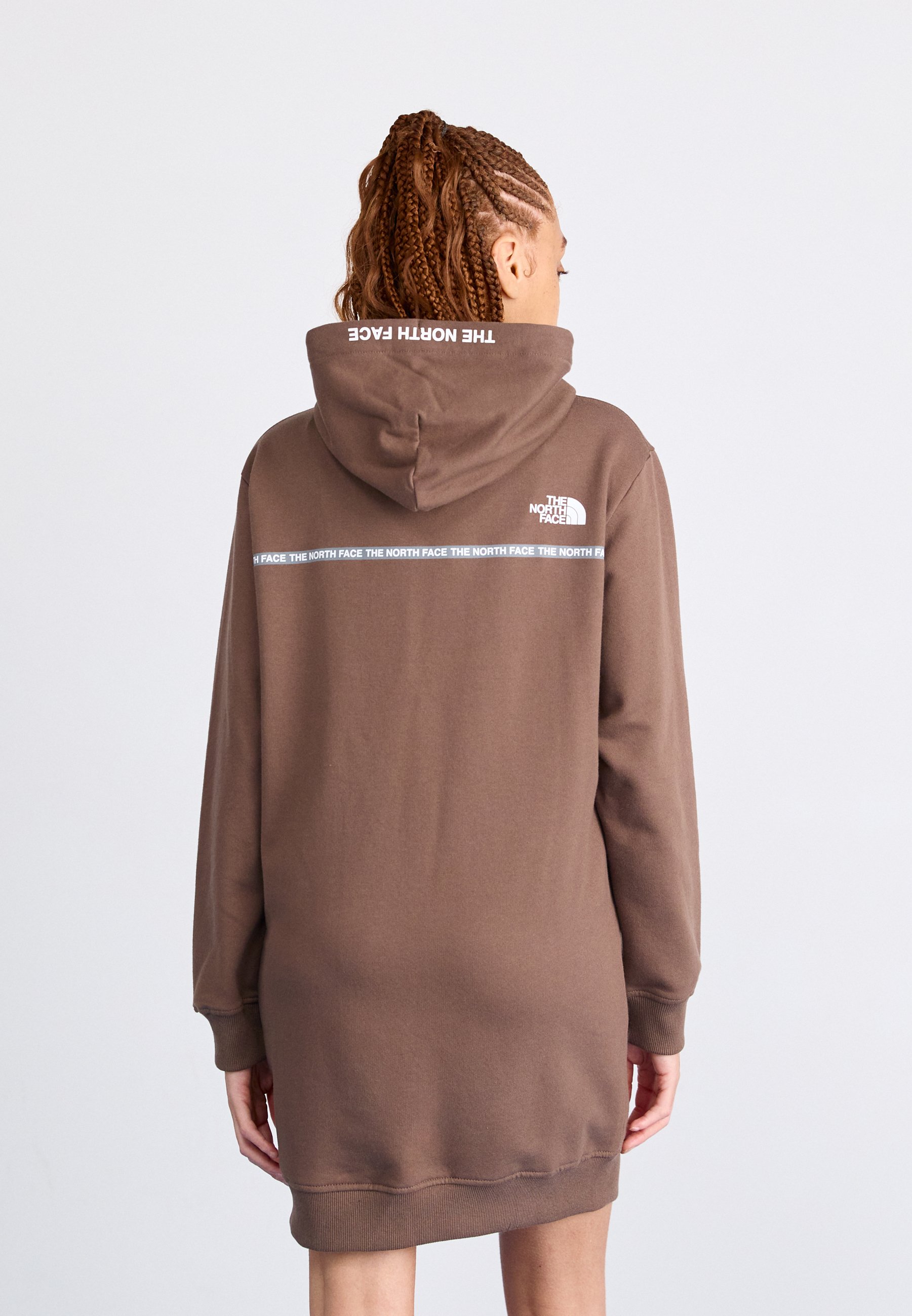 The North Face ZUMU HOODED DRESS - Freizeitkleid - smokey brown 