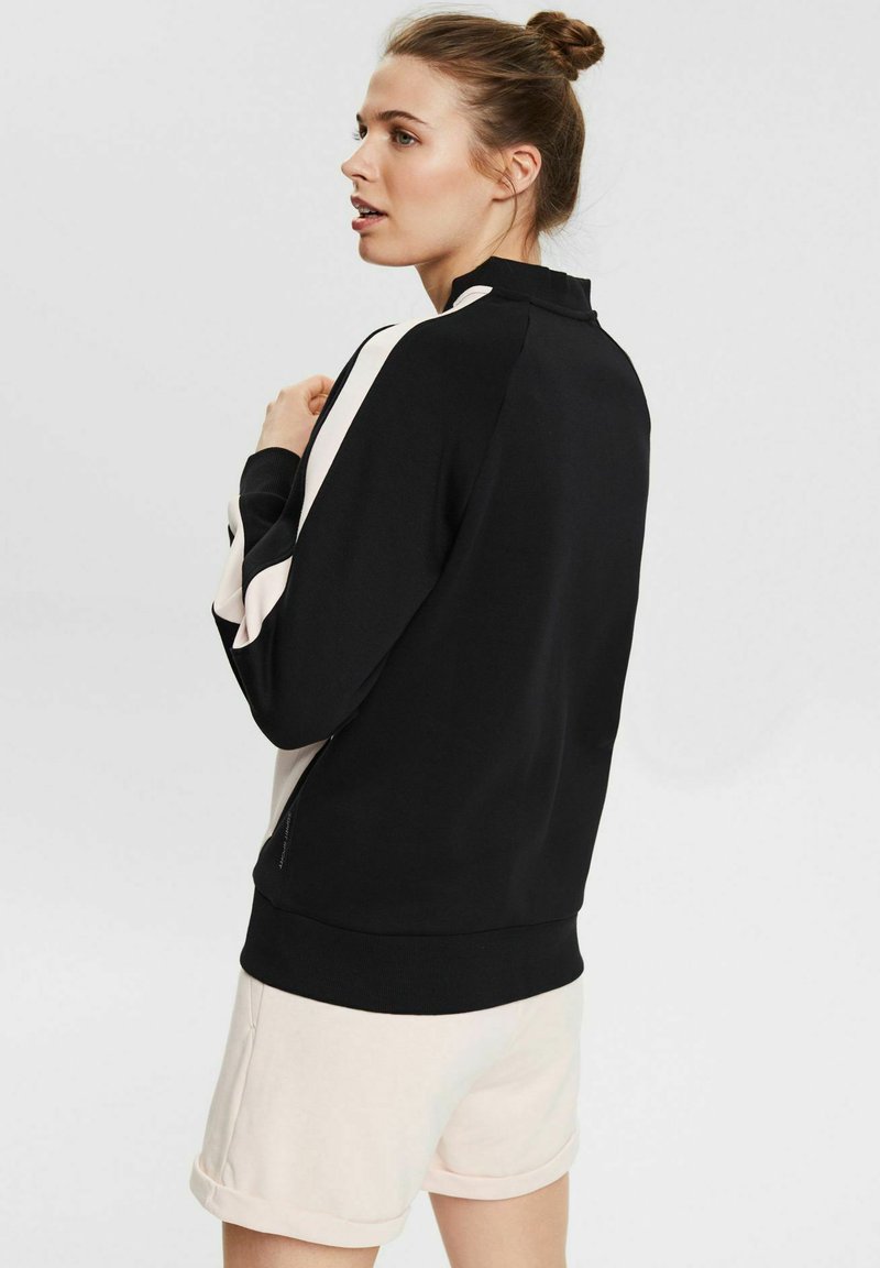 Damen Sweatshirts | Esprit Sports ZWEIFARBIGE Sweatjacke black/schwarz - OX40381 Damen Sweatshirts | Esprit Sports ZWEIFARBIGE Sweatjacke black/schwarz - OX40381