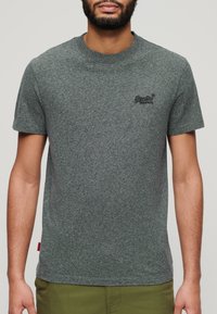 Superdry & Co VINTAGE LOGO  - T-shirt basic - asphalt grey grit