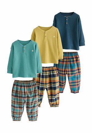 3 PACK.  - REGULAR FIT - Pigiama - teal navy ochre