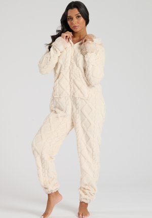ALL IN ONE CABLE CUT  - Pyjamas - cream