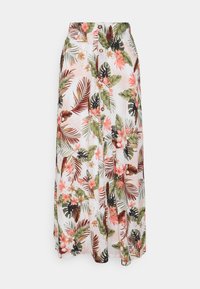 ONLY Tall - ONLPELLA SKIRT - A-linjekjol - cloud dancer/palm leaf Miniatyrbild 1