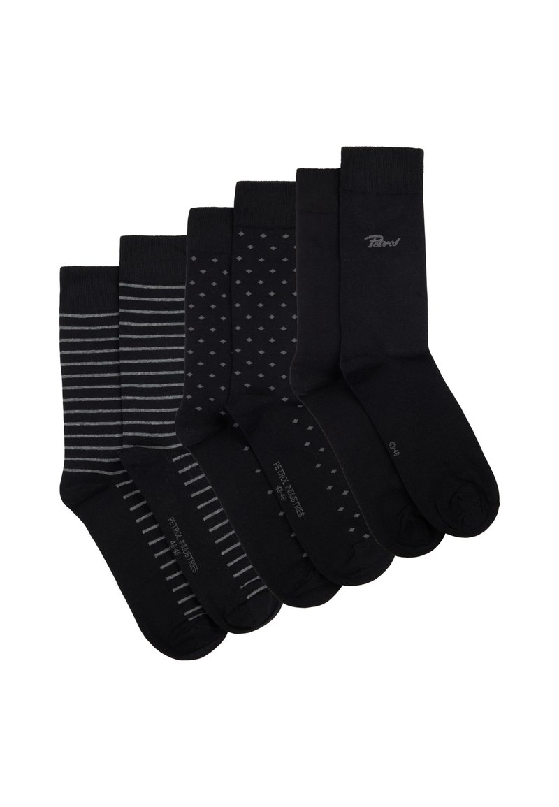 Petrol Industries NAO 3-PACK - Calcetines - dark black